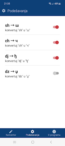 Latinica ⇄ Ћирилица Screen 3