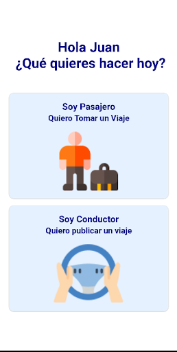Android application Te Llevo screenshort