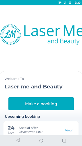 Android application Laser me and Beauty screenshort