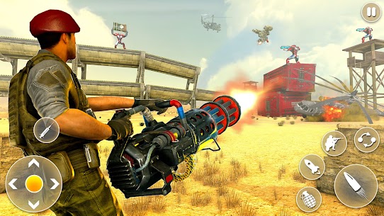 Desert Gunner Machine Gun Game 1