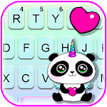 Cover Image of Télécharger Panda Unicorn Smile Keyboard T  APK