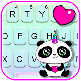 Panda Unicorn Smile Keyboard Theme icon