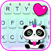 Тема для клавиатуры Panda Unicorn Smile