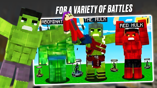 Hulk mod for Minecraft PE 4