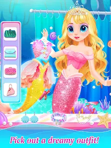 Mermaid Games Princess Makeup Apps