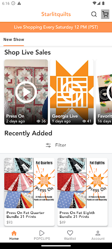 Screenshot of Starlitquilts