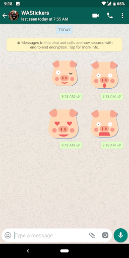 Pigs Stickers for WhatsApp Screen 3