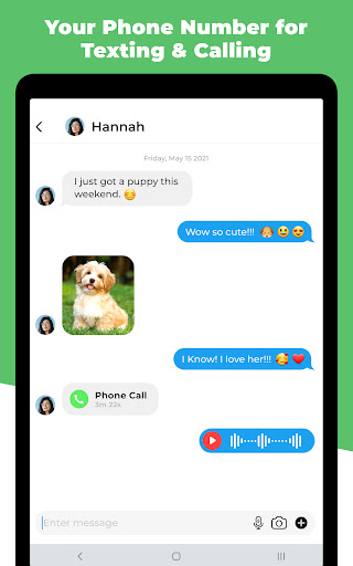 Screenshot of OnPhone - Second Phone Number