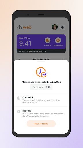VhiWEB ESS Screen 3