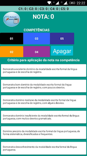 Calculadora de Redação ENEM - Screen 2