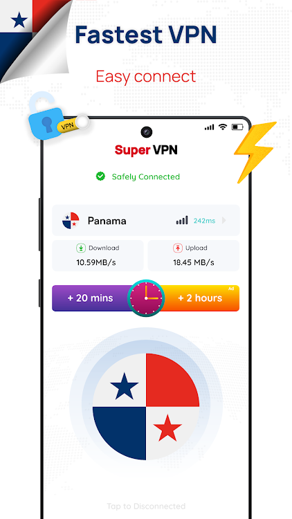 Panama VPN: Get PANAMA IP - New - (Android)
