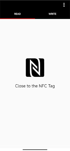 Android application NFC Projector Config Tool screenshort