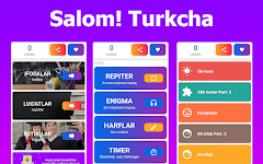 screenshot of Salom! Learn turkish language