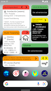 Captura de Pantalla 4 UnWX (Avisos Meteorológicos) android