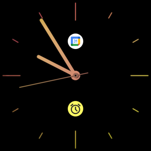 Minimal Rose Gold Watch Face screenshot 4