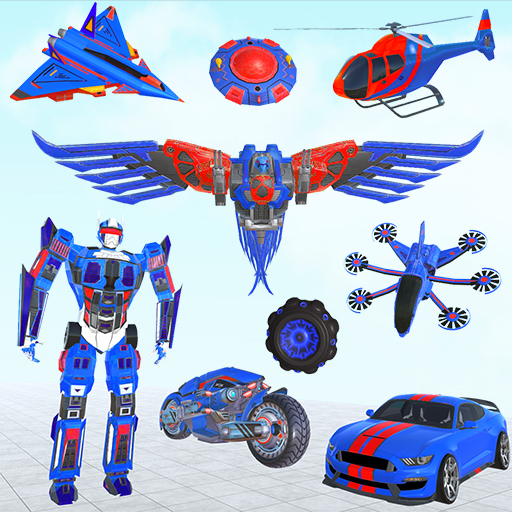 Multi Robot Eagle Transform  Icon