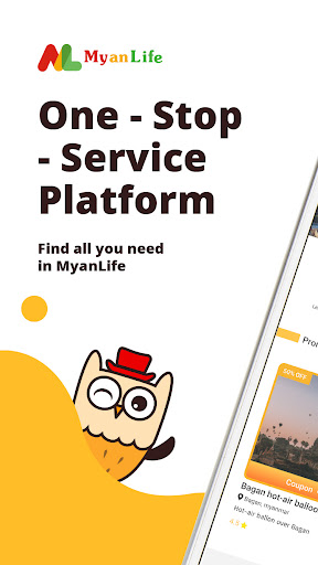 Android application MyanLife screenshort