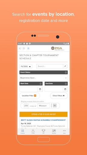 Middle Atlantic PGA Section Screen 3