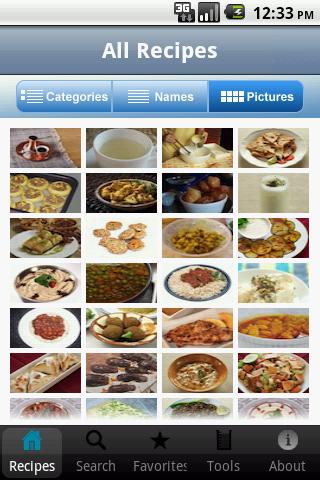 Android application 100 Lebanese Recipes screenshort