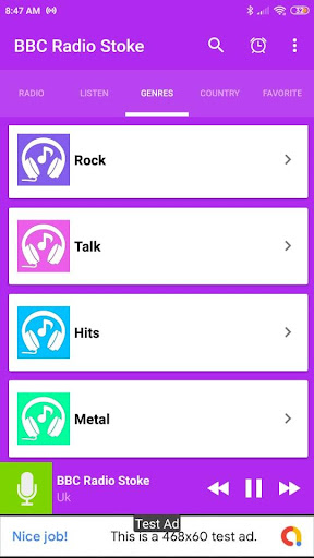 Uk BBC Radio Stoke App Screen 2