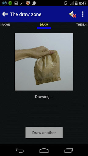 Draw from a paper bag Screen 3