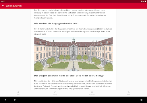 BGnet – die App der BG Bern