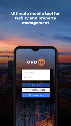 Android application ORDIN screenshort