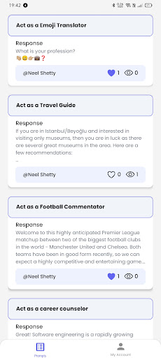 Android application GPT Hub screenshort