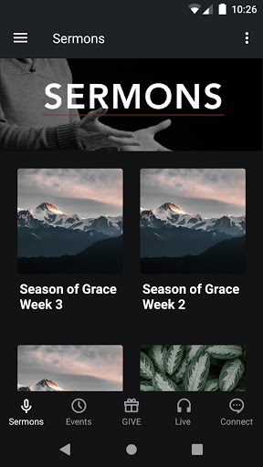 Android application Orchards Community Church screenshort