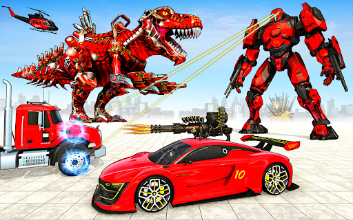 Dino Robot Car Transform Games 1.0.1 screenshots 1