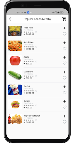 Food Galaxy Screen 3