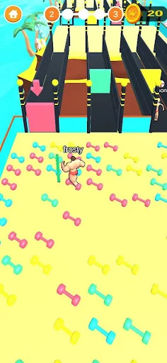 Muscle Hero Race - Screenshot 1