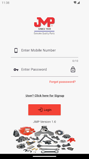 JMP Loyalty Program Screen 2