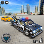 Cover Image of Download Police Car Transport Truck Sim  APK