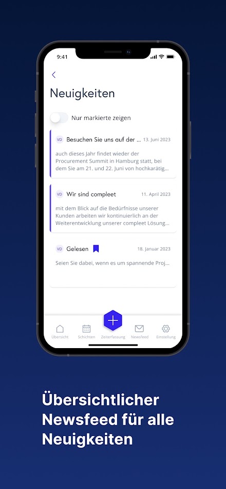 mycompleet time Screen 1