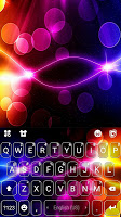 screenshot of Neon Transparent Keyboard Background
