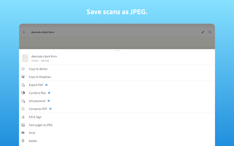 Adobe Scan MOD (Premium Unlocked) IPA For iOS Gallery 9