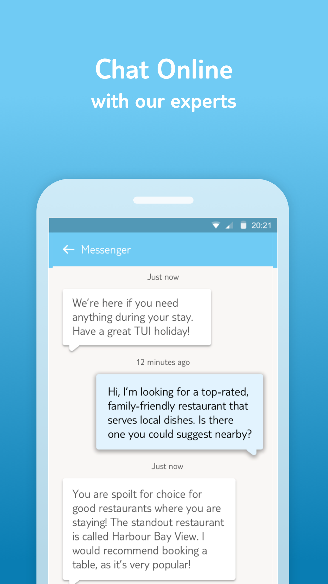 Android application TUI Holidays & Travel App screenshort
