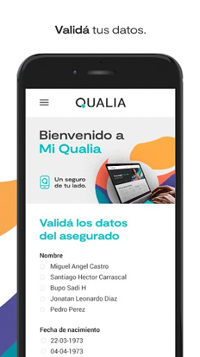 Qualia Seguros Screen 3