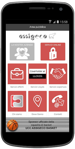Android application Assigeco Coverholder Lloyd's screenshort