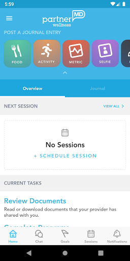 Anteprima dell'app