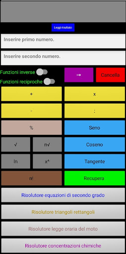 Android application Calcolasan: Super calcolatrice screenshort