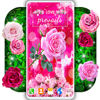 Spring Rose Live Wallpaper ? Pastel Pink Themes