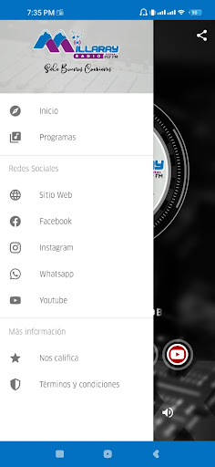 Radio Millaray Screen 3