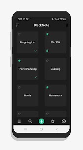 BlackNote Notepad Notes MOD APK (Không có quảng cáo) 1