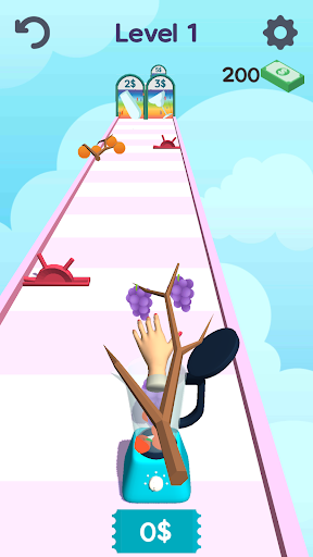 Android application Juice Run -smoothie blender 3D screenshort