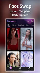 FaceArt - Face Swapuff0cToon App  screenshots 1