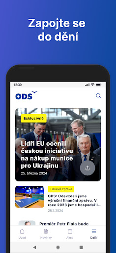 ODS - zprávy, akce a komunita Screen 2