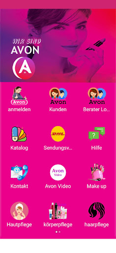 Android application Avon Sohp De - registrieren screenshort