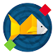 折り紙の魚と水生動物